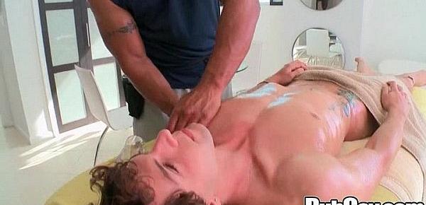  School Boy Gets Massage On Rub gay
